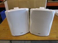 2 x Clever Acoustics CRSP49 Model BGS 85T 100v/8 Ohm (in White).