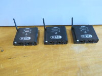 3 x Chauvet D-Fi 2.4ghz Lighting Antenna Units.