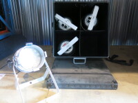 Box of 4 x Chauvet LED PAR 38-18C Spot Lights.