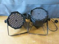 2 x Prolight Performer 54 RGBW LED Spot Lights (1 x A/F).