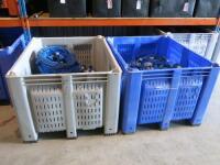 2 x Large Crates Containing Commercial Event Cables with Fittings (As Viewed/Pictured).