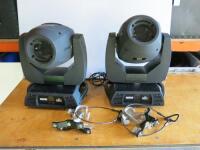 Pair of Chauvet Rogue R2 Professional Spot Lights, Model Rogue 2 Spot in Flight Case.