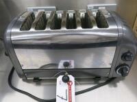 Dualit Six Slice Stainless Steel Counter Top Toaster.