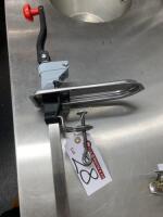 Bunzer Counter Clamp Mounted Large Capacity Commercial Can Opener.