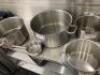 4 x Large Commercial Cooking Pots. - 2