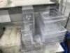 12 x Plastic Storage Trays, 25 x Clear Plastic Bins & Trays & Various Other Trays & Food Storage Receptacles (As Viewed). - 3