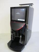 Aequator Swiss Made Commercial Bean To Cup Touch Screen Coffee Machine, Model Brasil Touch ll/2 Grinder, S/N 6631909139. Comes with 2 Keys, Rijo Metal Sign & Base.