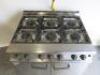 Falcon Gas 6 Ring 2 Door Cooking Rang On Castors, Model G3101. Size H94 x W90 x D80cm. - 2