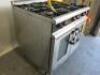 Viscount Catering MV M Line Plus Gas 6 Ring 2 Door Convection Cooking Range. Size H95 x W90 x D90cm. - 4