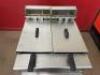 Olis Twin Basket Electric Single Phase Deep Fat Fryer, Size H100 x W60 x D70cm. Comes with 2 Baskets. - 8