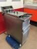 Olis Single Basket Electric Single Phase Deep Fat Fryer, Size H100 x W60 x D70cm. Comes with 2 Baskets. - 2