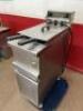 Olis Single Basket Electric Single Phase Deep Fat Fryer, Size H100 x W60 x D70cm. Comes with 2 Baskets. - 3
