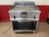 Thermostatic Controlled Smooth Plate Electric Griddle with Shelf Under, 3 Phase, Size H109 x W80 x D70cm.