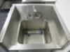 Stainless Steel Single Deep Sink Unit on Stand with Taps, 50cm Wide. - 2