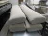 6 x Removable Seating Cushions with Backs, Size 4 x 115 x 60cm & 2 x 85 x 60cm. - 3