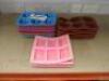 Quantity of Assorted Style of Silicon Donut Moulds.