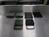 6 x Assorted Kitchen Scales (As Viewed/Pictured).