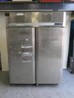 Porkka Double Door Freezer, Model TFU1422C-SS. Size H 200 x W146 x D80cm.