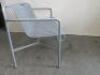 Hay Palissade 2 Seater Galvanised Steel Outdoor Bench, Size H80 x W125 x D70cm. - 5