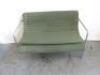 Hay Palissade 2 Seater Galvanised Steel Outdoor Bench, Size H80 x W125 x D70cm. Comes Hay with Quilted Cushion and Pad Cushion. - 7