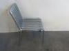 2 x Boxed/New Hay Palissade Outdoor Chairs in Hot Galvanised Steel, Size H80cm. - 2