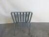 2 x Boxed/New Hay Palissade Outdoor Chairs in Hot Galvanised Steel, Size H80cm. - 3