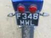 F348 MWL: BMW K100RS Motorbike in Blue/White, First Registered May 1989. Petrol, 1000cc, Mileage 50,880.Comes with V5 & Key. - 13