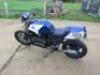 F348 MWL: BMW K100RS Motorbike in Blue/White, First Registered May 1989. Petrol, 1000cc, Mileage 50,880.Comes with V5 & Key. - 24