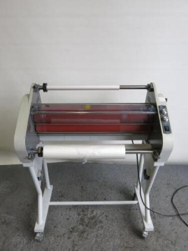 ICO Roll Laminator 6501RS, On Mobile Trolley, Max Working Size 610mm.