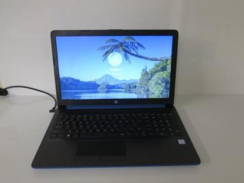 HP 15.5" Laptop, Model 15-da0598sa. Running Windows 10 Home, Intel Core i3-7020U CPU @2.30Ghz, 4.00GB RAM, 914GB HDD. Comes with Charger.