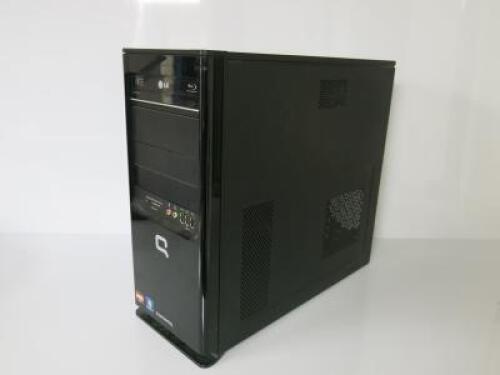 HP Compaq PC, Model TPC-F004-MT. Running Windows 10 Home. AMD Athlon II, X2 220 Processor 2.80Ghz, 4GB RAM, 297GB HDD.