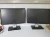 2 x Dell 22" LCD Monitors, Model P2210F.