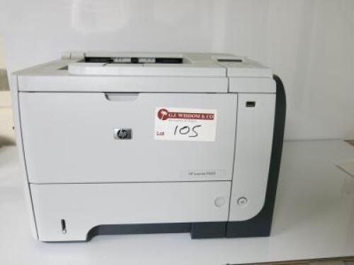 HP LaserJet Mono Printer, Model P3015.