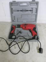 Power Devil Hammer Drill, Model PDD3021C. Comes with Carry Case.