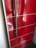Matadoor High Security Door Finished in Red Panels. Multipoint Locking System (No Keys). Door Size 850 x 2000mm. As Viewed and Inspected. - 2
