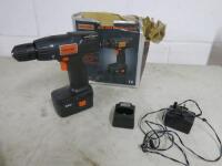 Challenge 9.6v Cordless Drill. Comes with Battery & Charger.