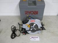 Ryobi Circular Saw, Model EWS-1366. Comes with Instruction Manual, Blade & Carry Case.