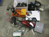 Large Assortment of General Items to Include: Projector, Scales, Hand Tools, Safe, Garden Tools, PC Speakers & Other Bits (As Pictured).