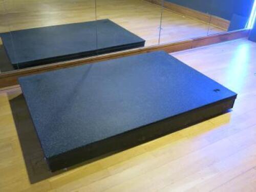 Spin Bike Instructors Platform with Rubber Mat. Size H15 x W146 x D102cm.