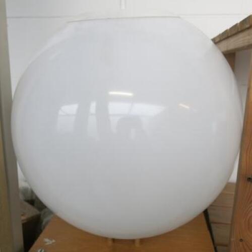 Approx 40 x Large Globe 500, White Sphere Pendant Shades