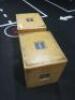 2 x Technogym Wooden Plyoboxes. Size 20" x 18" x 16". - 2