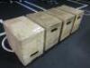 4 x Mirafit Wooden Plyoboxes. Size 18" x 16" x 12". NOTE: one missing base panel. - 2