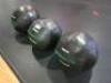 3 x Physical Soft Atlas Leather Balls to Include: 45kg, 35kg & 25kg. - 2