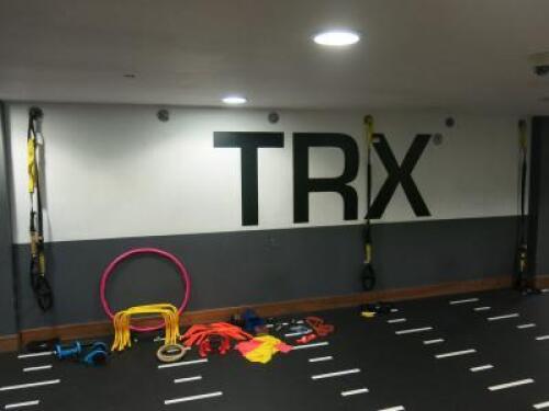 4 x TRX Suspension Trainers with Large Selection of Other Gym Equipment (As Pictured).