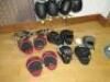 12 x Pairs of Hatton & Lonsdale Boxing Gloves, 4 x Pairs of Pads & 2 x 20 Peg Wall Storage Racks. - 2