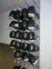 12 x Pairs of Hatton & Lonsdale Boxing Gloves, 4 x Pairs of Pads & 2 x 20 Peg Wall Storage Racks. - 4