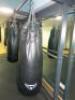 4 x Hatton Heavy Punch Bags & Floor to Ceiling Ball with Wall & Floor Mount Frame. Size H220 x W455 x D75cm. Comes with Quantity of Chains & Carabiners. - 2