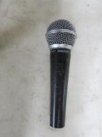 A Microphone Stand & A Shure Microphone