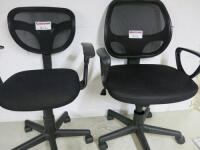 2 x Office Swivel Operators Chairs