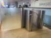 ITAB Barrier Entrance with 2 x Turnstiles & Frosted Glass Gate. Comes with Keys. NOTE: buyer to arrange removal and leave safe.
